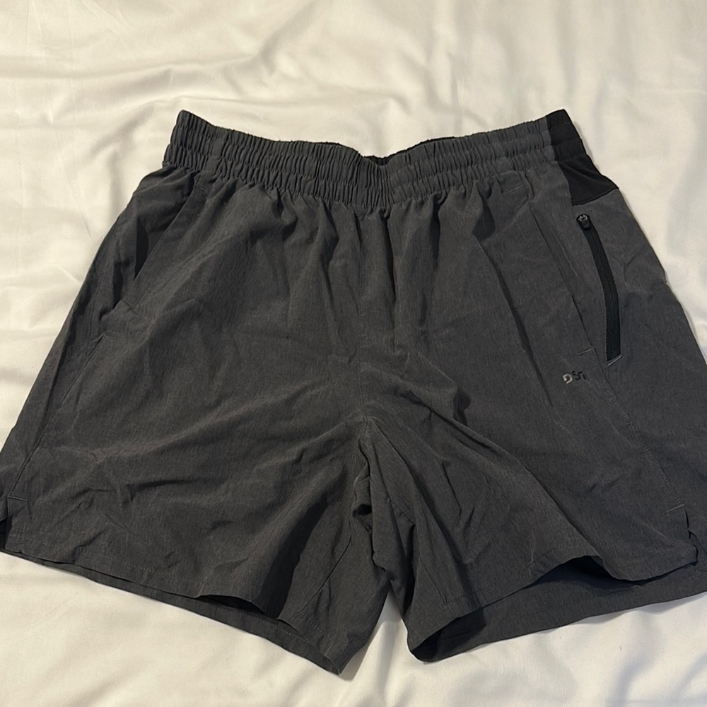 DSG Gray Athletic Shorts Lightweight Quick-Drying